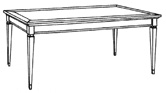 Annibale Colombo - Tavolo art. C 1028/p