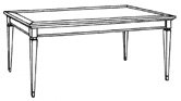 Annibale Colombo - Tavolo art. C 1028/p