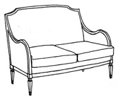 Annibale Colombo - Divano art. 1088/2