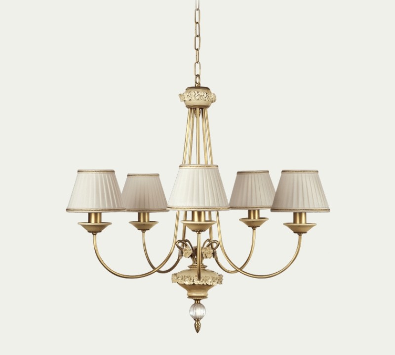Le Porcellane - Lampadario Fascia Fiori