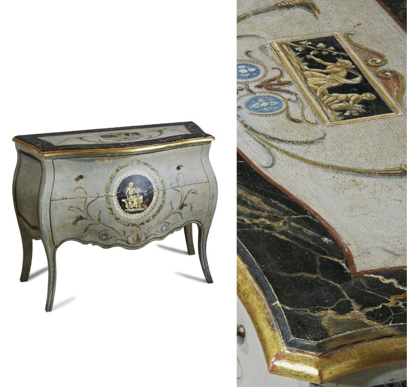 Mobili di Castello - Comodino I Decori