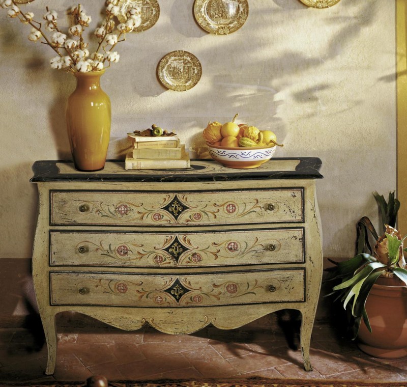 Mobili di Castello - Cassettiera I Decori