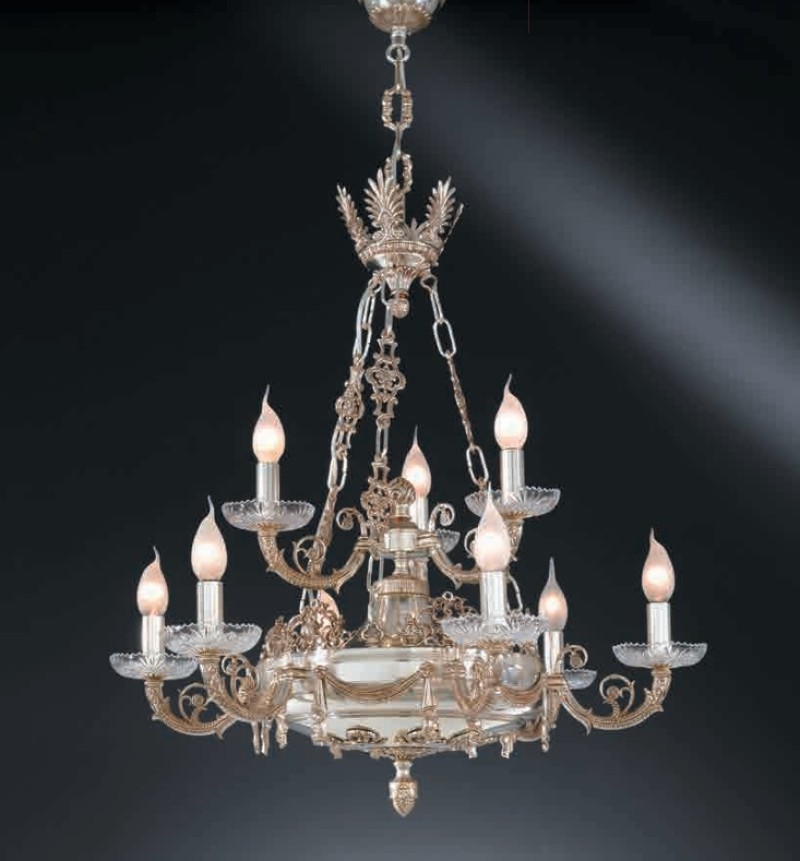 Nervilamp - Lampadario Ottone